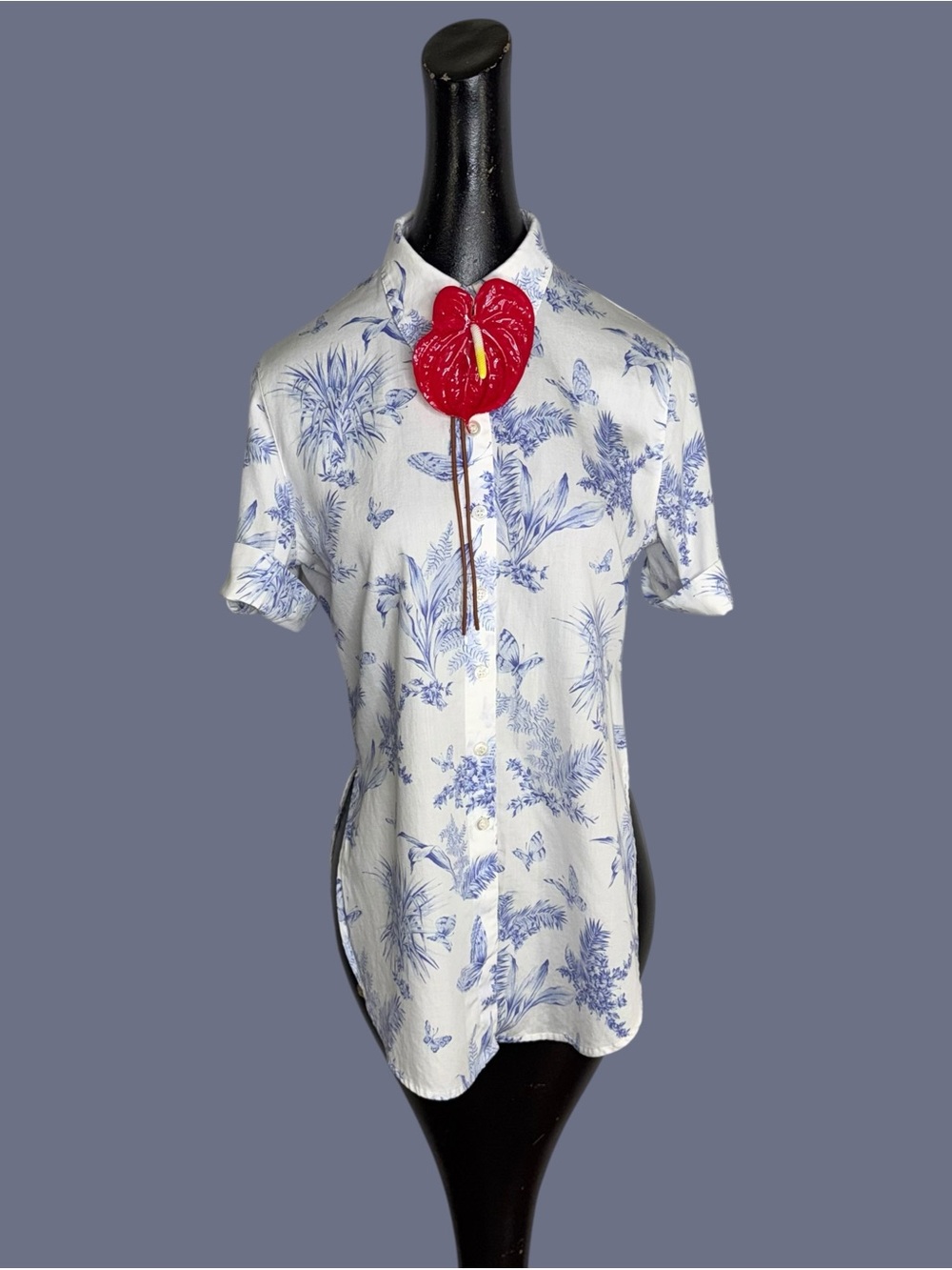 Escada short sleeve button down